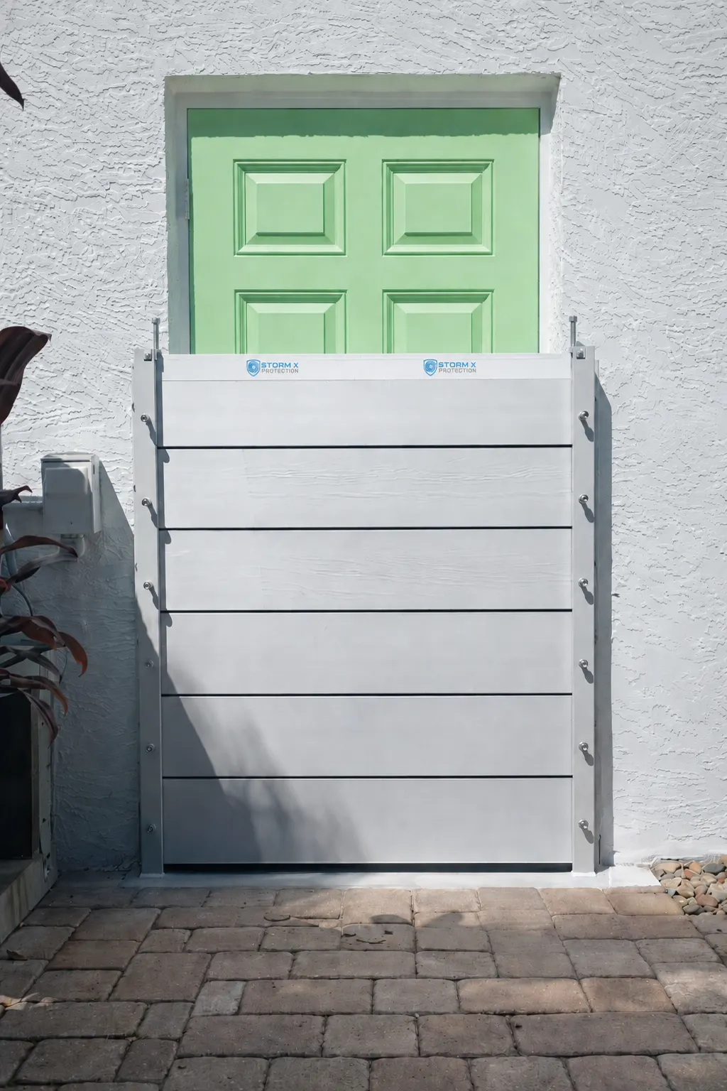Front door flood barrier