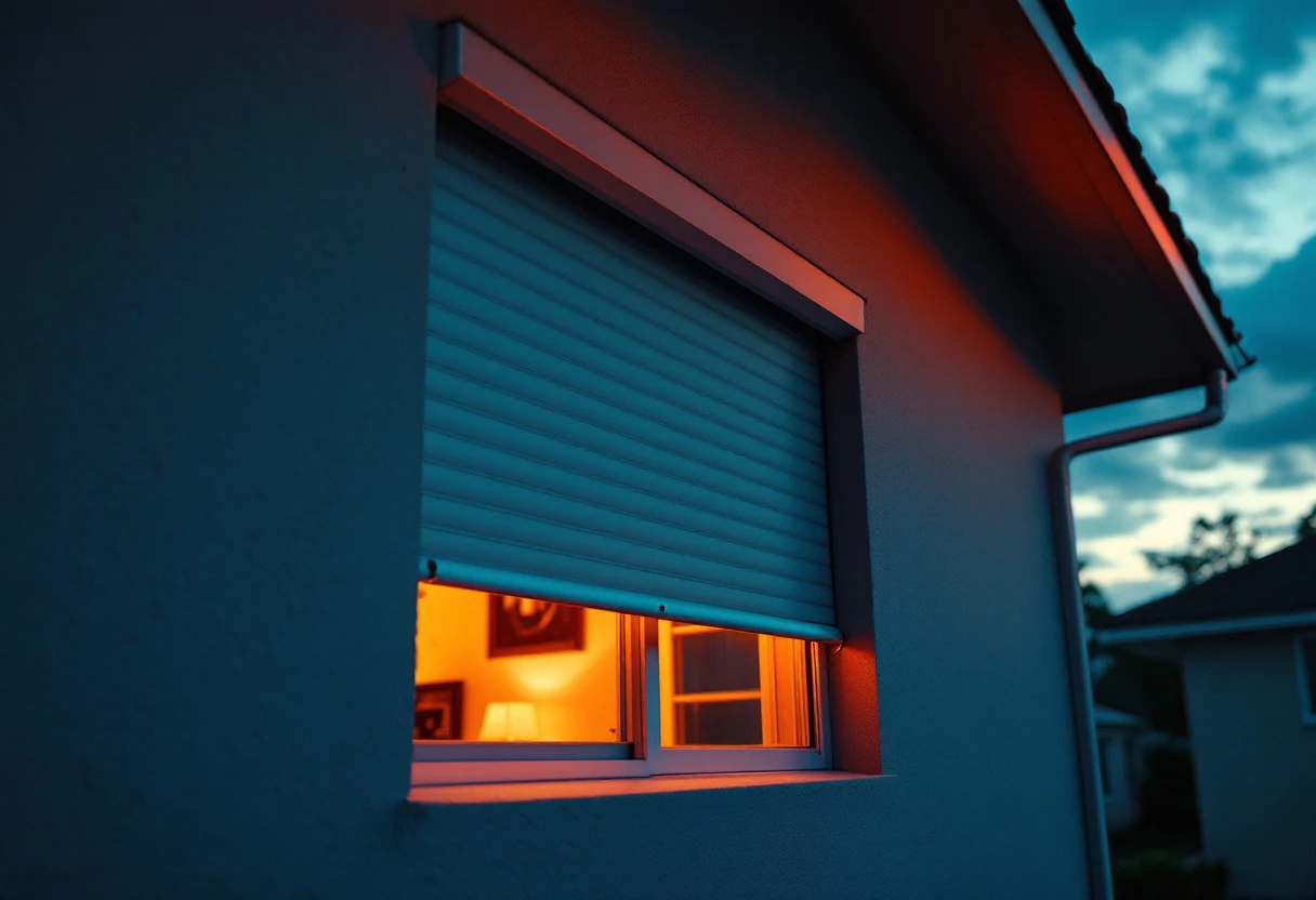 Roll-down shutter